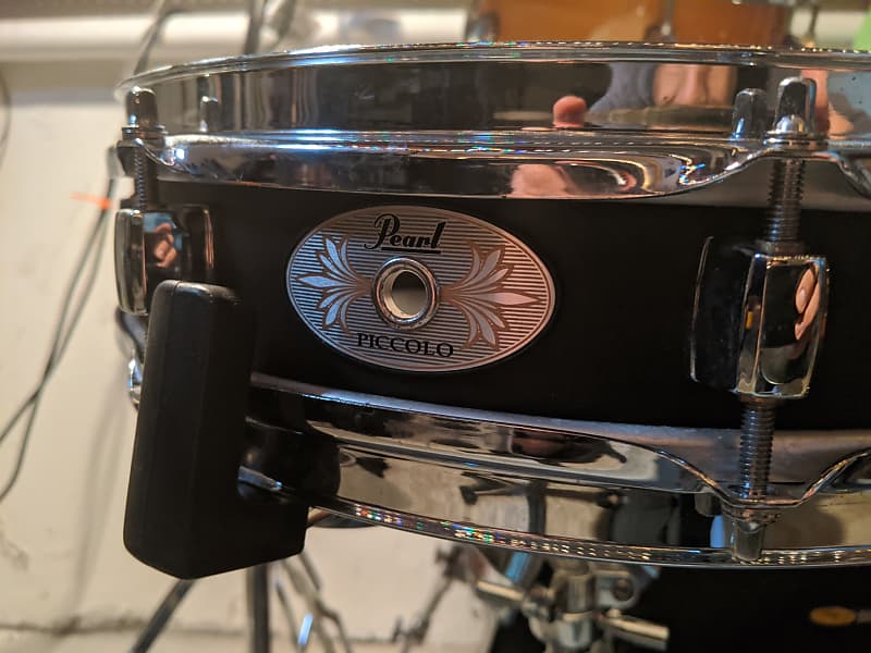 Pearl S1330B 13x3" Steel Piccolo Snare Drum image 1