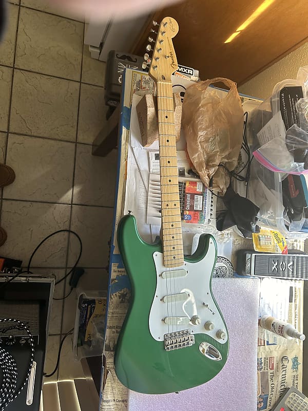 Fender Eric Clapton Artist Series Stratocaster with Lace Sensor Pickups 1988 - 2000 - Candy Green image 1