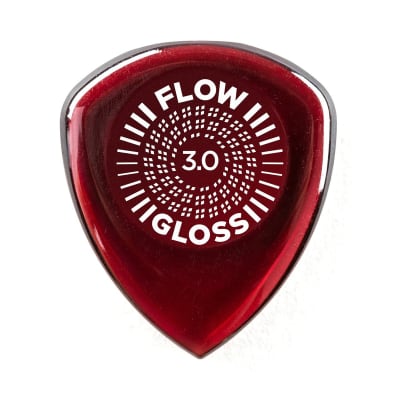 Dunlop 550P300 Flow Gloss Ultex 3mm Guitar Picks (3-Pack)