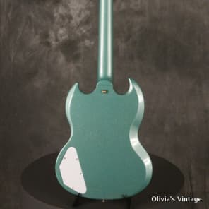 RARE 2010 Gibson Custom Shop SG/Les Paul Custom reissue INVERNESS GREEN SPARKLE image 22