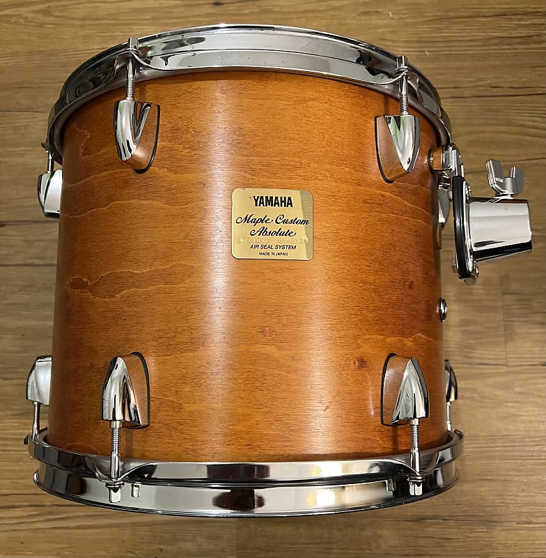 Yamaha Maple custom absolute 12” tom drum Gold Badge 1st gen 1997-2002 -  Vintage natural