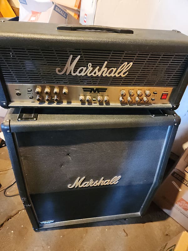 2000s Marshall MF350 Mode Four W/ Speaker Cab MF280A Reverb