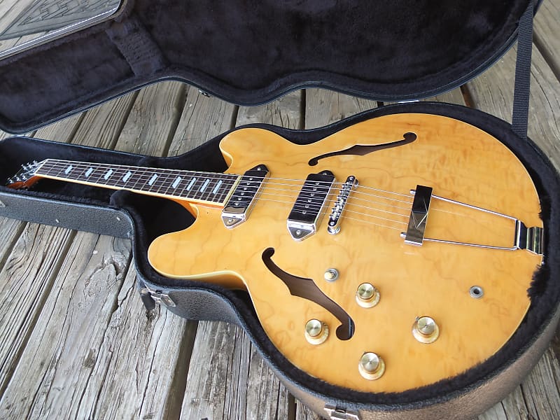 Epiphone Peerless Casino Left Handed MIK Natural Gloss Reverb