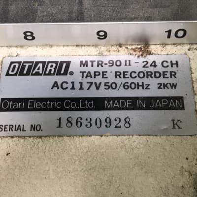 Otari MTR-90 MKII 2" 24-Track Tape Machine image 8