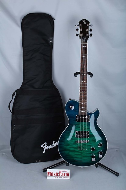 Michael Kelly Patriot Decree Electric Guitar Blue Green