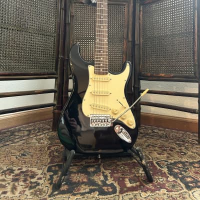 Photogenic Stratocaster Electric Guitar Yellow | Reverb