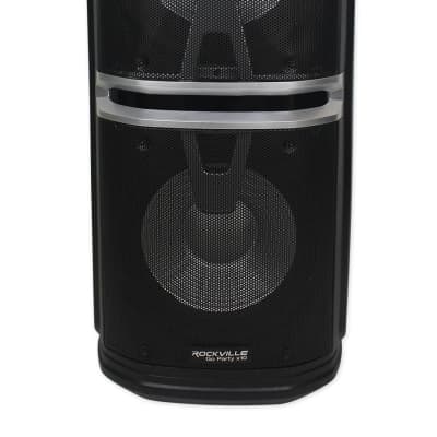 Rockville Go Party X10 Rechargeable DJ Backyard Party Speaker w/Bluetooth+Mic image 2