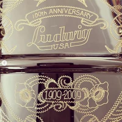 *Super Rare* Ludwig Black Beauty 100th Anniversary  | Hand Engraved | 1 of 100 image 20