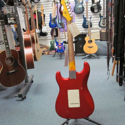 Nash Guitars S-63 S-Style Candy Apple Red Electric Guitar with Nash Deluxe Case image 9
