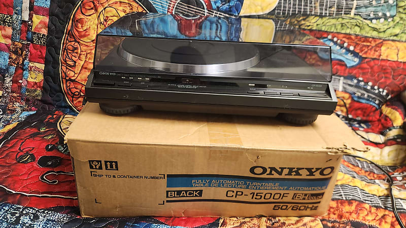 Lot of 4 Onkyo CP-1500F Turntable Record Players (For Parts) CP1500 F  			