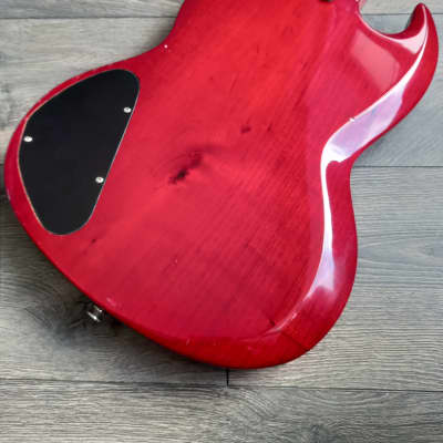Westfield E2000 SG Electric Guitar in Cherry Red image 16