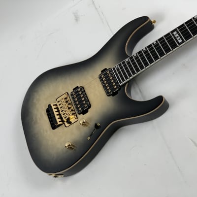 ESP E-II M-II QM Electric Guitar Black Natural Burst + Hard Case B-STOCK image 11