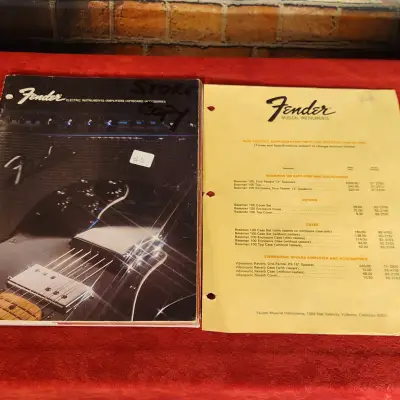 1972 Fender Instruments Catalog With Price Sheet #2 image 1