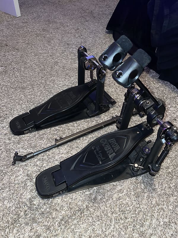 Tama HP900PWNBK Special Edition Iron Cobra 900 Series Power Glide Double  Bass Drum Pedal 2021 - Blackout