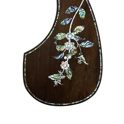 Bruce Wei, Guitar Part - Rosewood selling Pickguard w/ Abalone Inlay fit Martin (702)