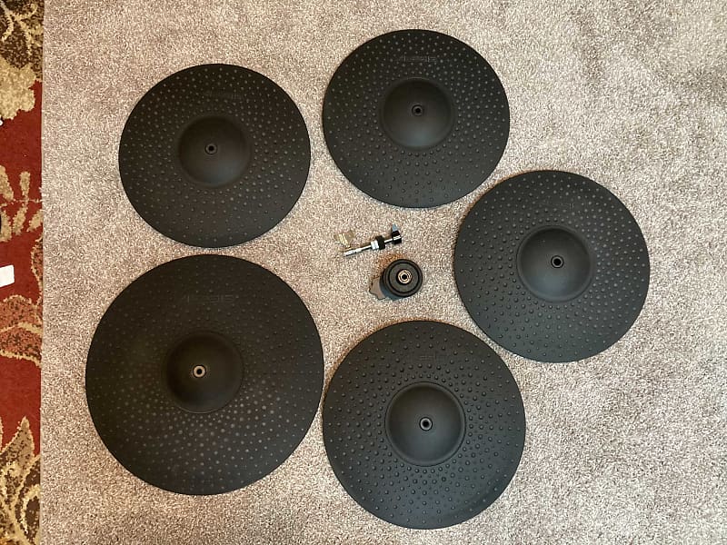 Alesis Strike Pro Cymbal Pack x3 Crashes Ride HiHat Reverb