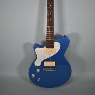 Koll Junior Glide Special Lake Placid Blue Left-Handed Electric Guitar w/OHSC image 20
