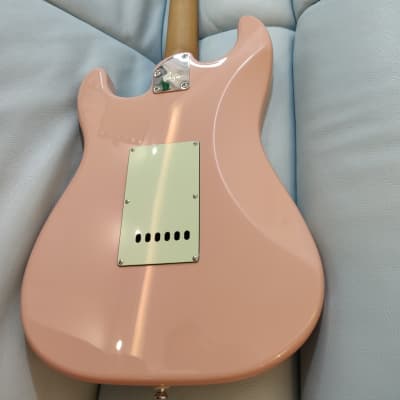Shijie guitar STN SSS 2021 Shell Pink image 7