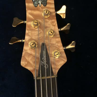 Fodera Emperor Fretless 5 String Bass Custom Quilted Maple image 5