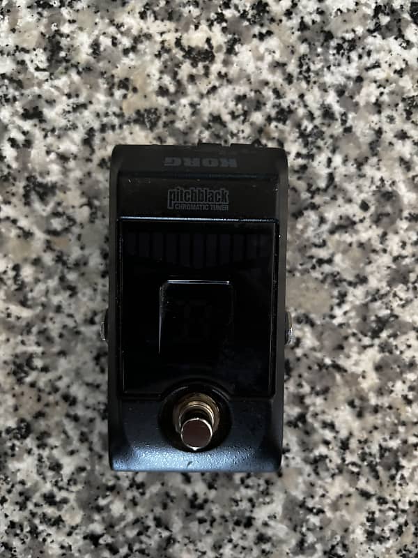 Korg Pitchblack Chromatic Guitar/Bass Tuning Pedal 2010s - Black image 1
