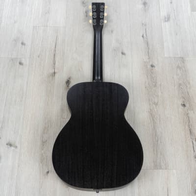 Martin 000-17E Acoustic Electric Guitar, Rosewood Fretboard, Black Smoke image 6