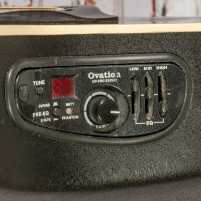 Ovation Custom Legend C779LX Acoustic-Electric Guitar, Black w/ Original Case x5142 (USED) image 10