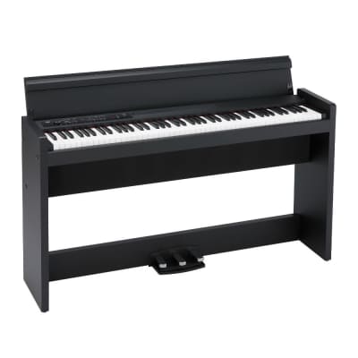 Korg LP-380U 88-Key Digital Piano (Black) with a Real Weighted Hammer Action Keyboard (RH3) - MIDI Capability image 2