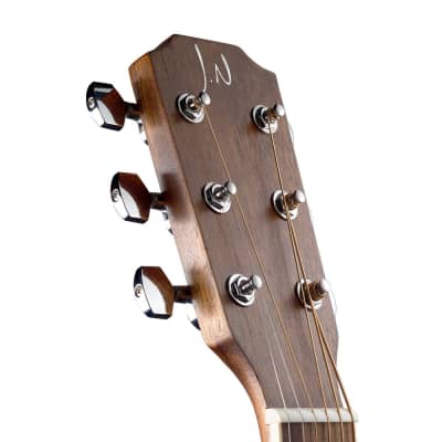 JN Guitars Asyla 4/4 Dreadnought Acoustic Guitar - Natural - ASY-D image 6