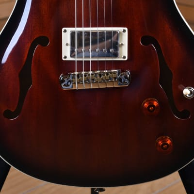 PRS Paul Reed Smith SE Hollowbody Standard Fire Red Burst image 3