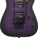 Jackson JS Series Dinky Arch Top JS32Q DKA Electric Guitar in Transparent Purple Burst