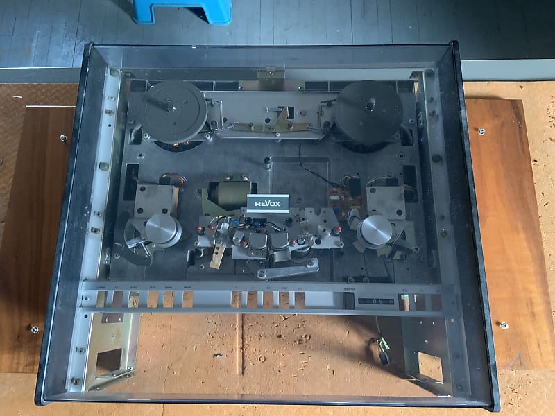 ReVox A700 reel to reel dust cover with side panels...RARE!  			