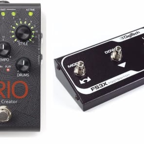 TRIO Band Creator + FS3X 中古品 Digitech Trio + Band Creator & Digitech FS3X Foot Switch