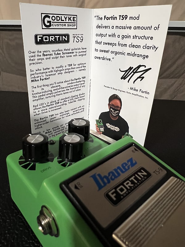 Ibanez Fortin TS9 ギターエフェクター Fortin-Modded Ibanez TS-9 Tube Screamer Overdrive – Godlyke