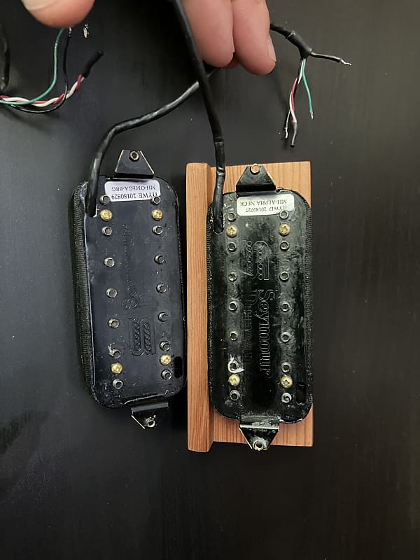 Seymour Duncan Alpha Omega 7-string set black | Reverb