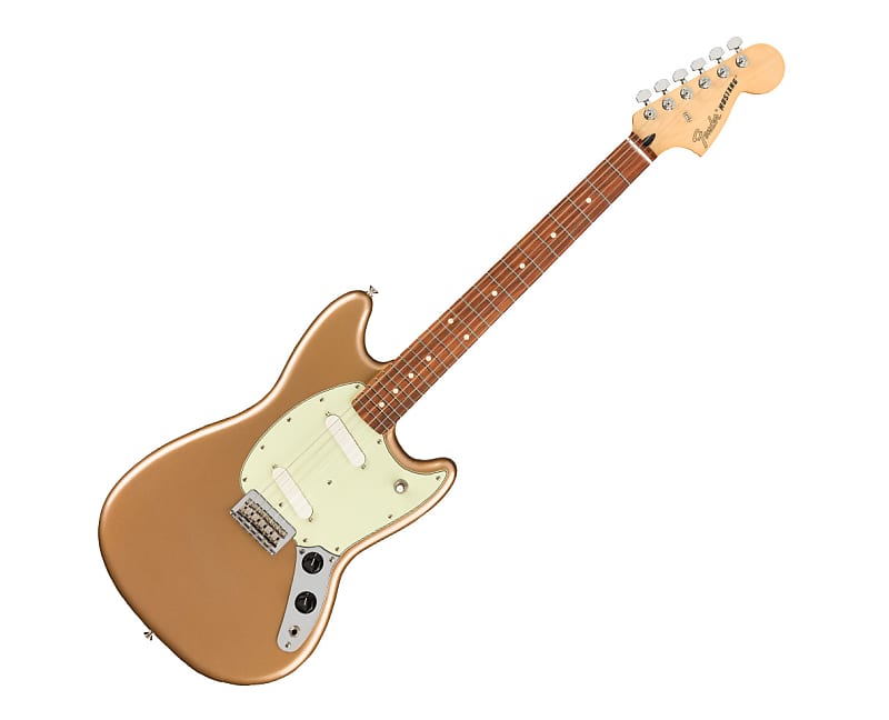 Used Fender Player Mustang - Firemist Gold w/ Pau Ferro FB image 1