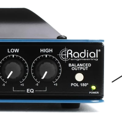 Radial Headload Prodigy Speaker Load Box with DI & EQ  Bundle with Radial Firefly Rackmount Kit SA Series Rack Adaptor image 1