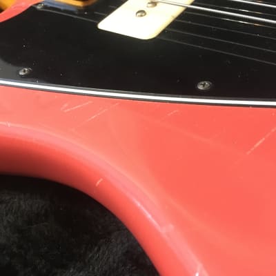 Warmoth/Fender P90 Jazzmaster Fiesta Red W/ HSC image 4