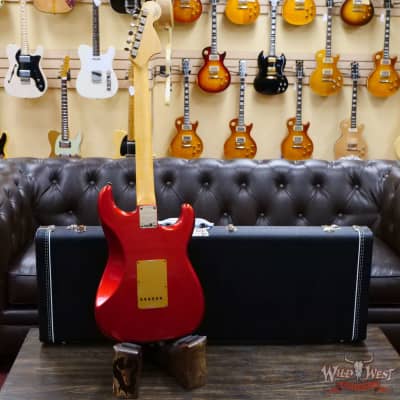 Fender Custom Shop Limited Edition Big Head Stratocaster Jouneyman Relic Hand-Wound Pickups Lefty Left-Handed Candy Apple Red image 9