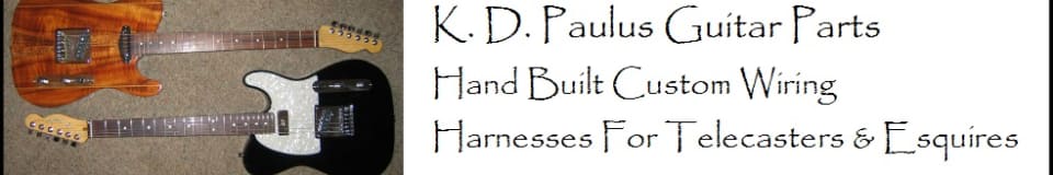 K D Paulus Guitar Parts