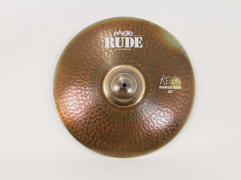 Paiste 22" RUDE "The Reign" Dave Lombardo Signature Power Ride Cymbal image 2