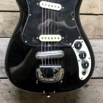 CMI E200 Vintage Black Electric Guitar image 2