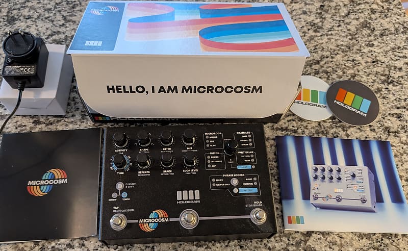 Hologram Electronics Microcosm Black 限定版 MICROCOSM Matte Black Colorway | Hologram Electronics Store