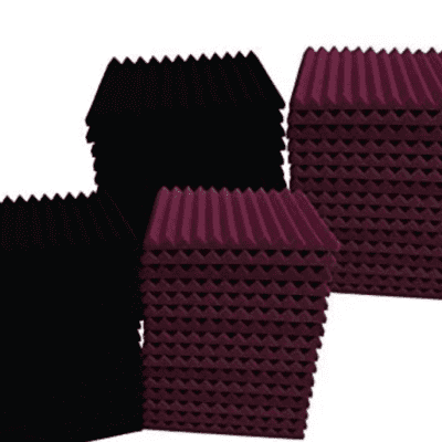 Acoustic Foam Panels (48 Pack) 1"x 12"x 12" Soundproof | Reverb