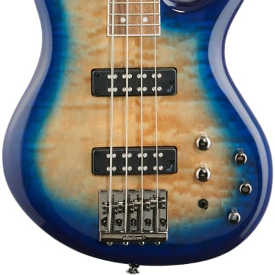 Jackson JS Series Spectra JS3Q Electric Bass, Amber Blue Burst image 3