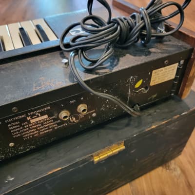 Univox Mini Korg 700 K-1 Synthesizer Vintage 70s Serviced No Issues W/Case image 10