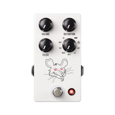 Goosoniqueworx Seventh Heaven (7thvn) Distortion pedal white/gold | Reverb