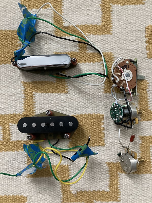 Fender Telecaster Noiseless SCN Pickups and S1 Harness