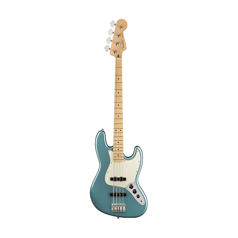 Fender Player Jazz Bass Guitar, Maple FB, Tidepool image 1