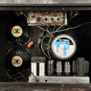 Sano Supersonic Tube Amp amplifier 1X12 + 2X8 speakers 1967 Black image 9