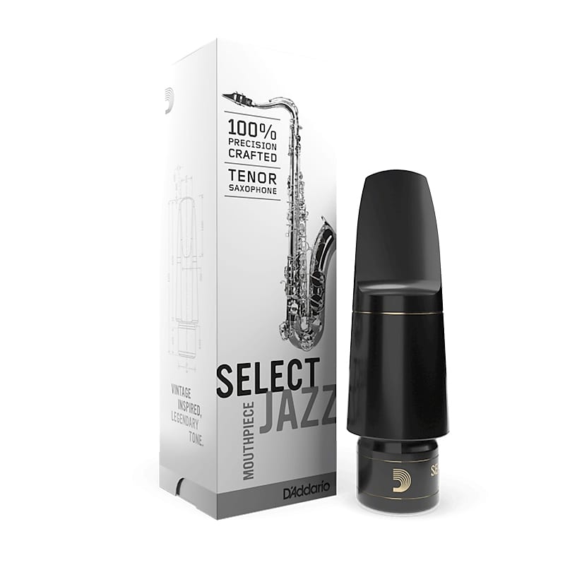 D'Addario MKS-D8M Select Jazz Tenor Saxophone Mouthpiece, Medium Chamber image 1